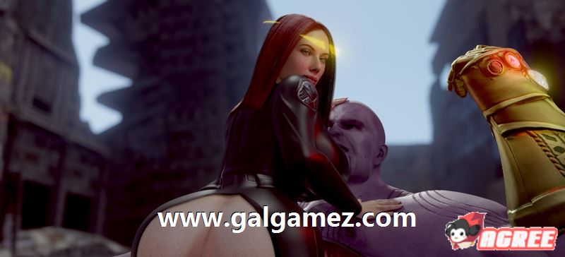 【3D同人/全动态】X3D：绿巨人与黑寡妇 经典表情包+灭霸无限手套+全系列【新作/3.4G】