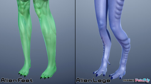 Alien Feet and Legs